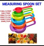Pack Of 6 MultiColour Measuring Spoons Set - Image 3
