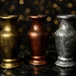 Antique Plaster Display Vase