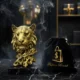 Golden Monarch Lion Sculpture