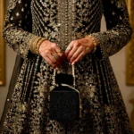 Ottoman Velvet Potli Bridal Hand Bag - Image 9