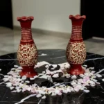 Red Elegance Vase - Image 7