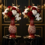 Red Elegance Vase - Image 6