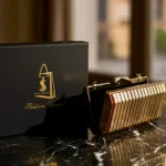 Stripe Bridal Clutch - Image 10