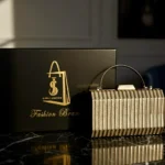 Stripe Bridal Clutch - Image 11