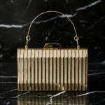 Stripe Bridal Clutch - Image 2
