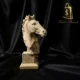 Valor King Horse Head Sculpture