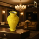 Yellow Glazed Vase - Image 6