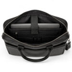 Black Executive Carry – Premium Leather Laptop Bag - Image 6