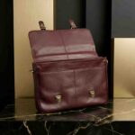 Burgundy Laptop Satchel - Image 3