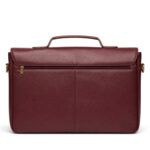 Burgundy Office Satchel – Premium Leather Laptop Bag - Image 5