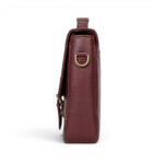 Burgundy Office Satchel – Premium Leather Laptop Bag - Image 8