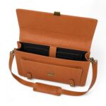 Cognac Work Satchel – Premium Leather Laptop Bag - Image 5
