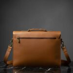 Executive Leather Laptop Bag - Image 2