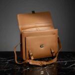Executive Leather Laptop Bag - Image 4
