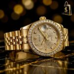 Gold Crystal Women's Watch - Image 5