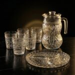 7-Piece Crystal Design Glass Water Set - Image 4
