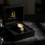 Golden Bangle Watch - Image 6