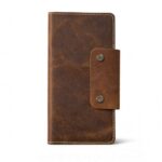 Vintage Button-Flap Wallet