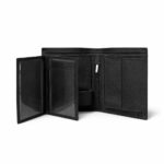 Black Trifold Wallet - Image 3