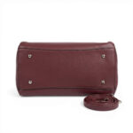 Burgundy Satchel Tote - Image 5