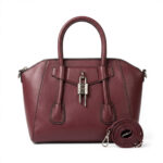 Burgundy Satchel Tote