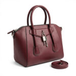 Burgundy Satchel Tote - Image 2