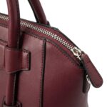 Burgundy Satchel Tote - Image 4