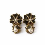 Emerald Crown Earrings - Image 3