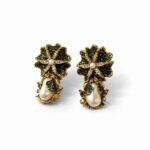 Emerald Crown Earrings