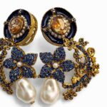 Blue Enamel Earrings - Image 4