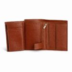 Cognac Trifold Wallet - Image 3