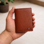 Cognac Trifold Wallet - Image 6
