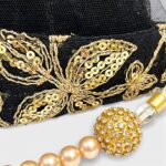 Black Embroidered Potli - Image 3