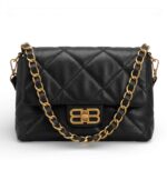 Quilted Noir Handbag
