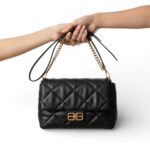 Quilted Noir Handbag - Image 6