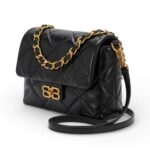 Quilted Noir Handbag - Image 3
