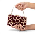 Bordeaux Crackle Clutch - Image 6