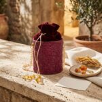 Burgundy Cylinder Potli Clutch - Image 6