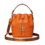 Orange Bucket Bag - Image 4