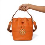 Orange Bucket Bag - Image 6