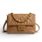 Camel Quilted Shoulderbag
