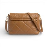 Camel Quilted Shoulderbag - Image 3