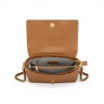 Camel Quilted Shoulderbag - Image 6