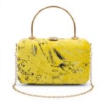 Citrine Marble Clutch