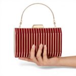 Crimson Stripe Clutch - Image 5