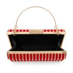 Crimson Stripe Clutch - Image 3