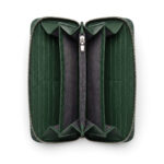Green Zip-Around Clutch - Image 3