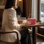 Fuchsia Tile Clutch - Image 8