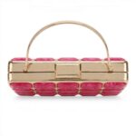 Fuchsia Tile Clutch - Image 4