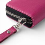Fuchsia Zip-Around Clutch - Image 2
